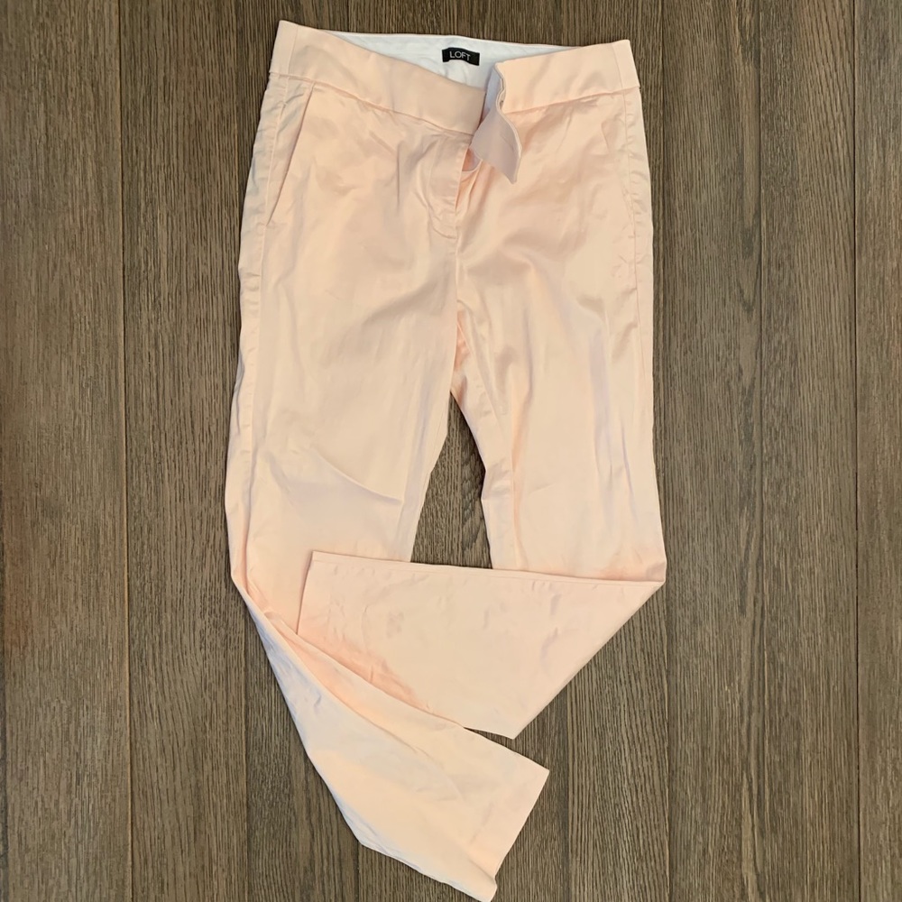 LOFT MARISA FIT CROP PANTS SIZE 4